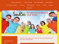 SecondLuck Kindersecondhand und mehr website screenshot