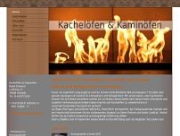 Kachelöfen&Kaminöfen website screenshot
