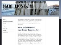 Mare Ligneum website screenshot