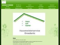 Hausmeisterservice Grozdanic website screenshot