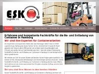 ESKO Logistik GmbH website screenshot