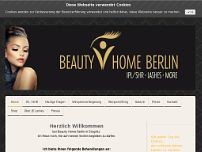 Beauty Home Berlin website screenshot