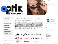Screenshot for www.optik-baumanns.de