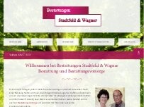 Website Screenshot Bestattungen Stadtfeld & Wagner