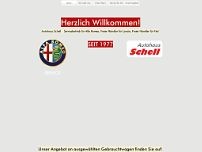 Screenshot for www.autohausschell.de
