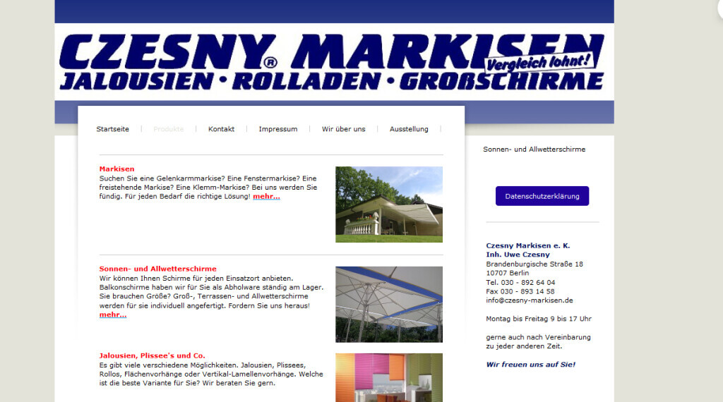 Bilder Czesny Markisen e. K.