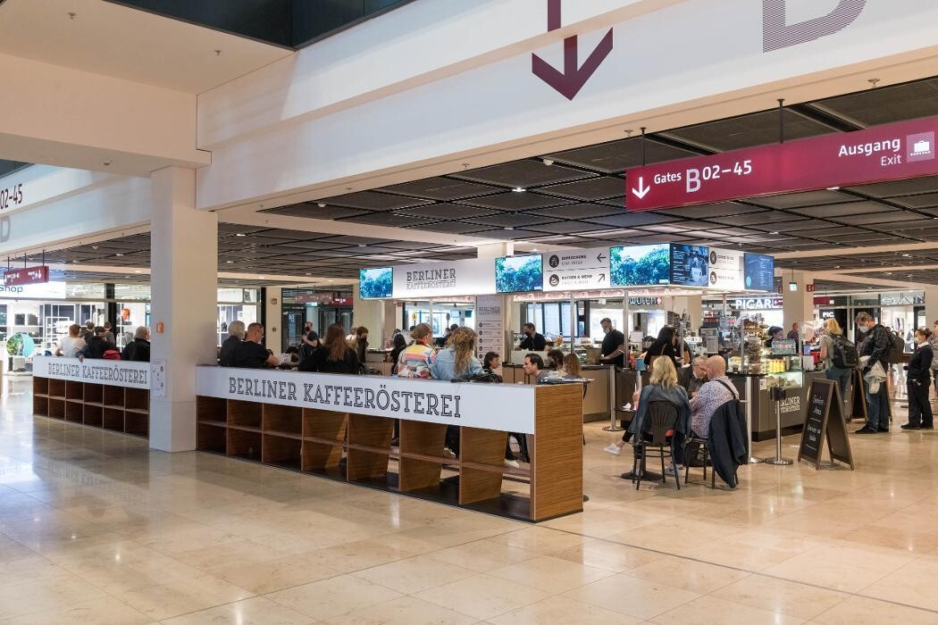 Bilder Berliner Kaffeerösterei Flughafen Berlin Brandenburg