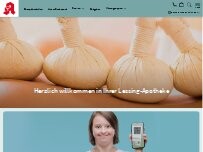 Website Screenshot Lessing-Apotheke