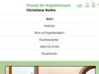 Praxis für Ergotherapie Christiane Rothe website screenshot