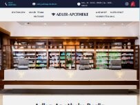 Website Screenshot Adler Apotheke