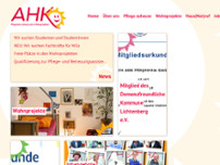Screenshot for http://www.ahk-pflegeteam.de