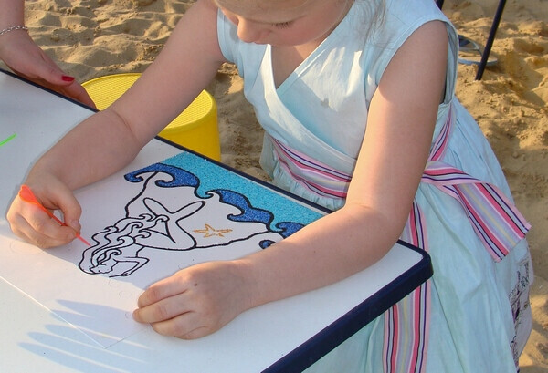 Bilder SANDELFE - Kindergeburtstage mit Sandbildern / Onlineshop