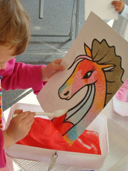 Bilder SANDELFE - Kindergeburtstage mit Sandbildern / Onlineshop