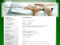 Screenshot for http://orthopaedie-thomas-gampe.de