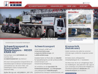 Screenshot for http://www.meier-kran.de