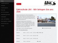 Screenshot for http://www.fahrschule-uhl.de/