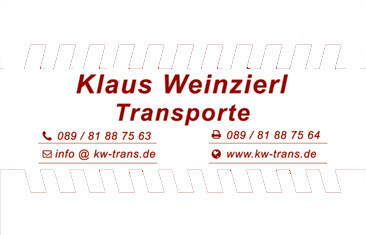 Klaus Weinzierl - Transporte Logo