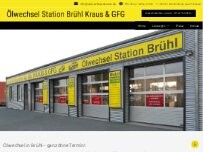 Website Screenshot Ölwechsel Station Brühl