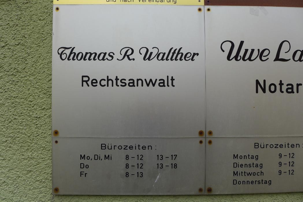 Bilder Thomas R. Walther, Rechtsanwalt