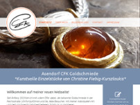 Asendorf CFK Goldschmiede Christine Fiebig-Kurszlaukis website screenshot