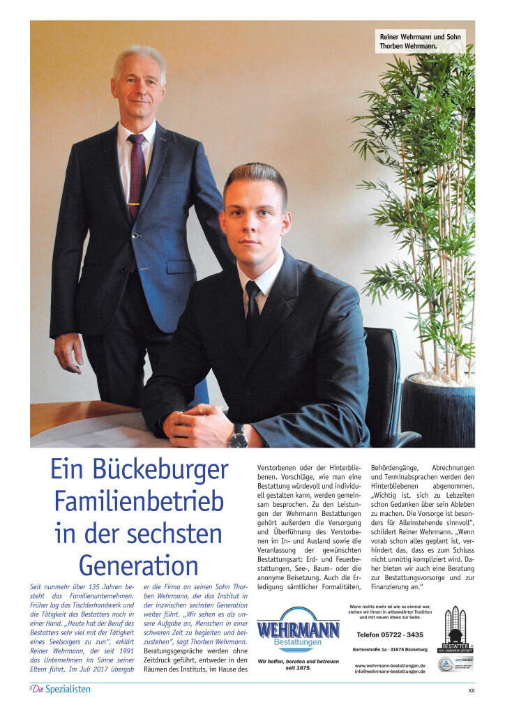 Bilder Wehrmann Bestattungen