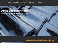 Website Screenshot Karl Vollstedt Dachbau GmbH & Co. KG
