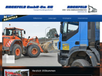 Hackfeld GmbH & Co. KG Transporthandelsgesellschaft website screenshot