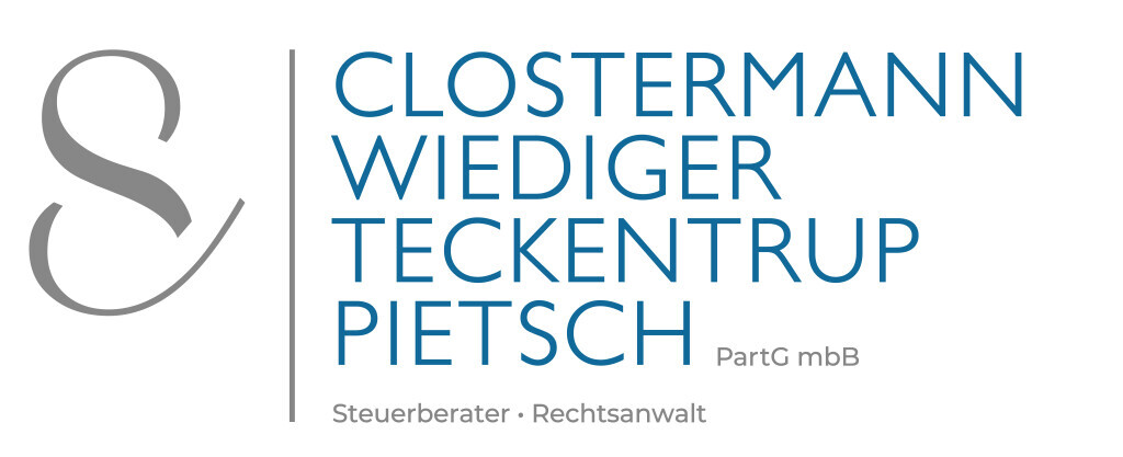 CLOSTERMANN WIEDIGER TECKENTRUP PIETSCH PartG mbB Steuerberater Rechtsanwalt Logo