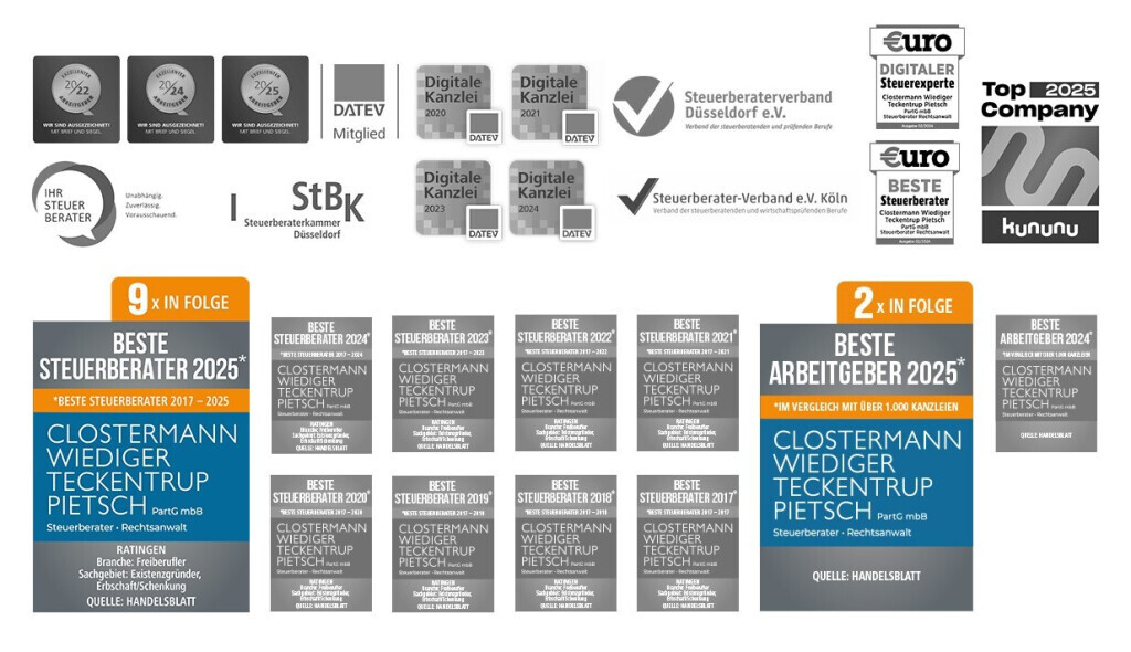 Bilder CLOSTERMANN WIEDIGER TECKENTRUP PIETSCH PartG mbB Steuerberater Rechtsanwalt