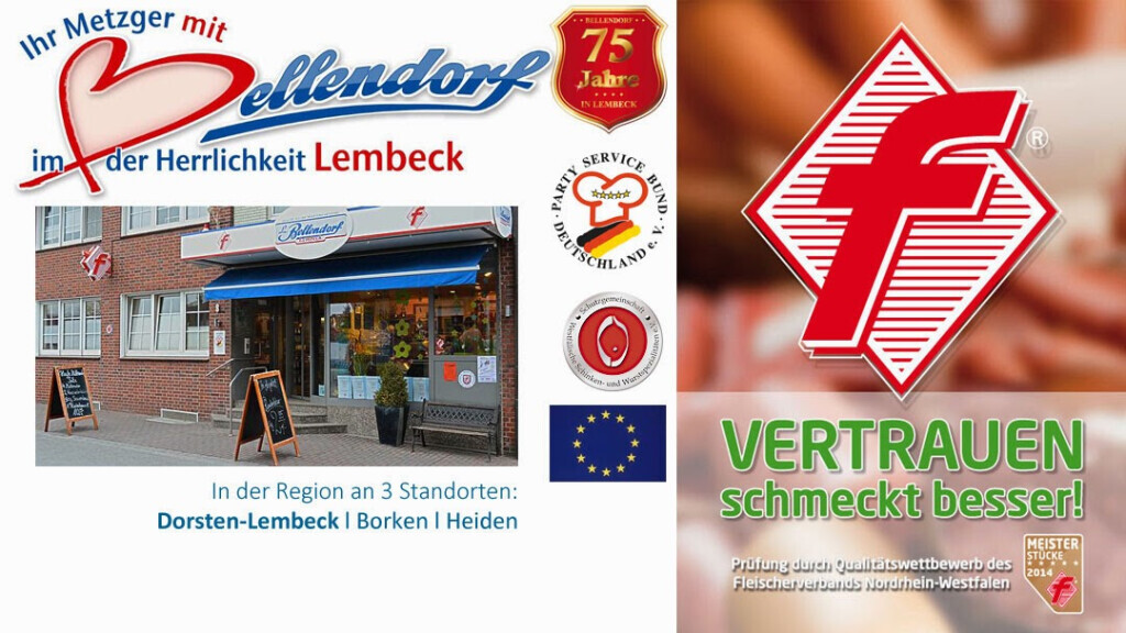 Bilder Metzgerei Bellendorf Standort Lembeck