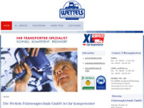 Wettels Fahrzeugtechnik GmbH website screenshot