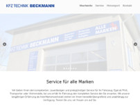 KFZ Technik Beckmann website screenshot