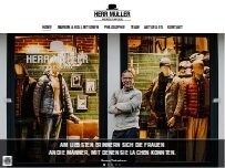 Website Screenshot Herr Müller Herrenmode