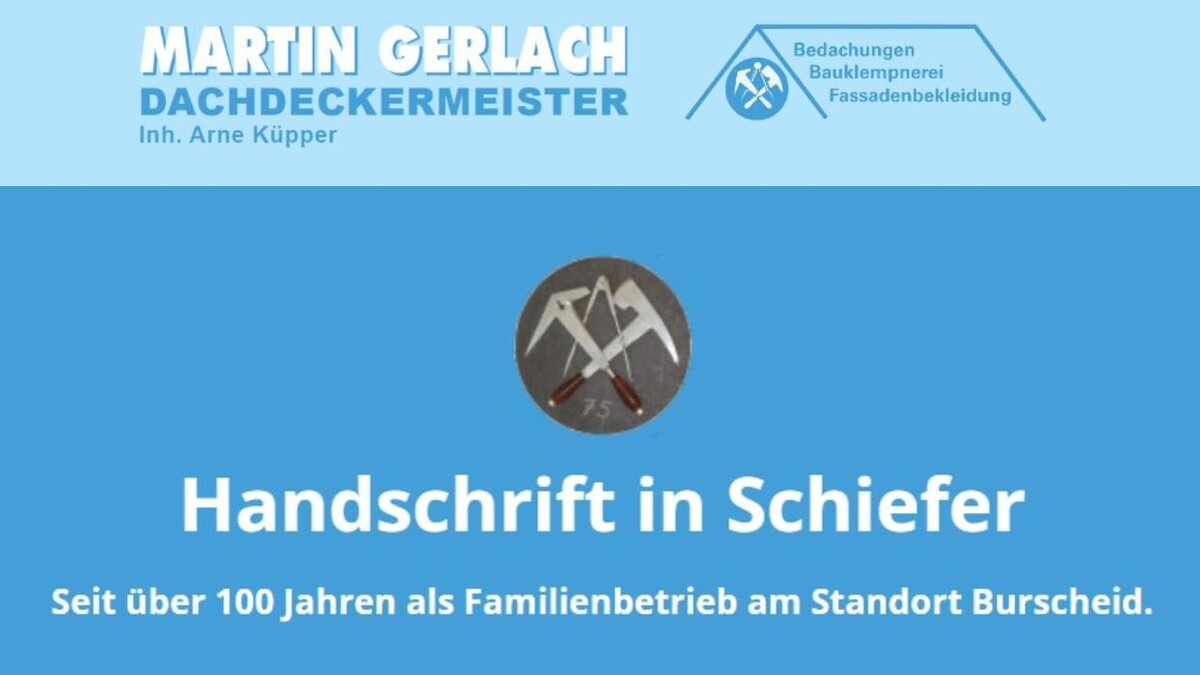 Bilder Martin Gerlach Dachdeckermeister Inh. Arne Küpper