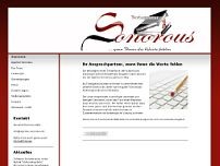 Screenshot for www.agentur-sonorous.de