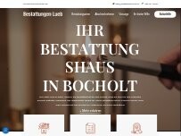 Website Screenshot Bestattungen Lueb GmbH