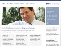 Screenshot for www.dfw-consulting.de