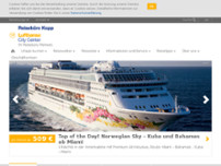 Reisebüro Kopp Lufthansa City Center website screenshot