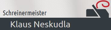 Schreinermeister Klaus Neskudla Logo