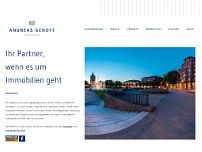 Andreas Schott Immobilien Mannheim website screenshot