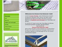 Zimmerei Uwe Kindsvater GmbH website screenshot