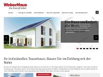Screenshot for www.weberhaus.de