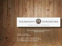 Hofgärtner Thorsten Holzkonzept Schreinerei website screenshot