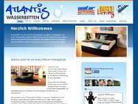 Screenshot for www.atlantis-wasserbetten.de
