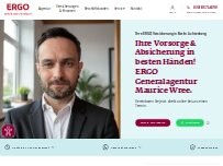 Website Screenshot ERGO Versicherung Maurice Wree