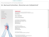 Screenshot for http://www.rheumapraxen-bdrh.de/rheumaspezialisten-1/dr-bernard-schmitter-muenchen-am-ostbahnhof/impressum.html