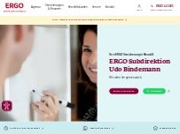 Website Screenshot ERGO Versicherung Udo Bindemann