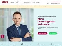 Website Screenshot ERGO Versicherung Felix Meier