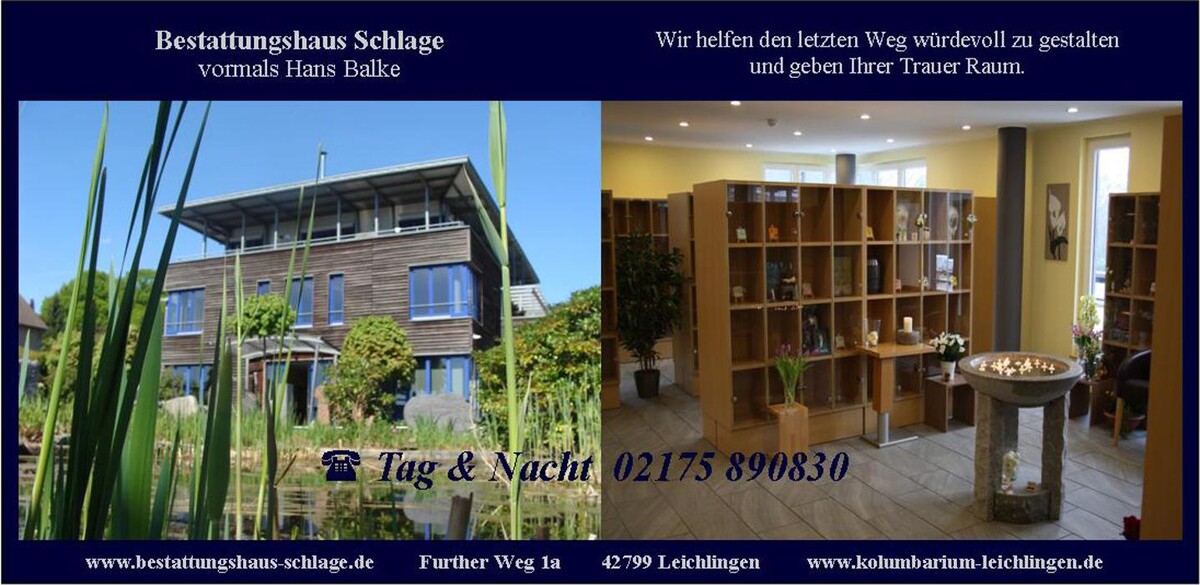 Bilder Bestattungshaus Schlage GmbH