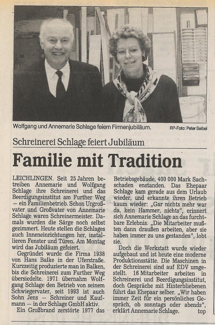 Bilder Bestattungshaus Schlage GmbH